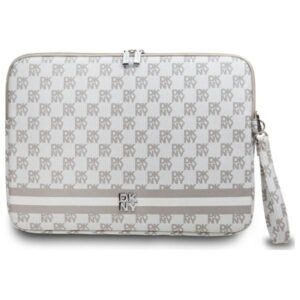DKNY Dėklas kompiuteriui DKCS16PVSHLE 16" beige Checkeraudonos spalvos Pattern Printed Stripes - Image 1