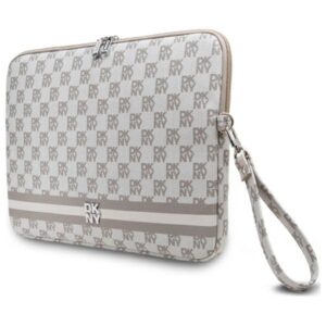 DKNY Dėklas kompiuteriui DKCS16PVSHLE 16" beige Checkeraudonos spalvos Pattern Printed Stripes - Image 2