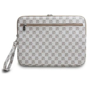 DKNY Dėklas kompiuteriui DKCS16PVSHLE 16" beige Checkeraudonos spalvos Pattern Printed Stripes - Image 3