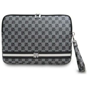 DKNY Dėklas kompiuteriui DKCS16PVSHLK 16" juodos spalvos Checkeraudonos spalvos Pattern Printed Stripes - Image 1