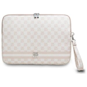 DKNY Dėklas kompiuteriui DKCS14PVSHLP 14" rožinės spalvos Checkeraudonos spalvos Pattern Printed Stripes - Image 1