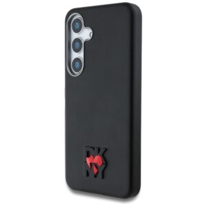 Dėklas DKNY Leather Heart of NY Samsung Galaxy S25 juodos spalvos - Image 2