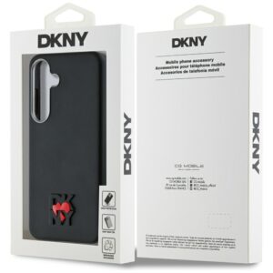 Dėklas DKNY Leather Heart of NY Samsung Galaxy S25 juodos spalvos - Image 8