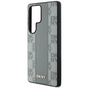 Dėklas DKNY Leather Checkered Pattern MagSafe Samsung Galaxy S25 Ultra taupe - Image 6