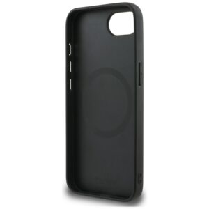 Dėklas DKNY Leather Checkered Mono Pattern MagSafe Apple iPhone 16e / 17e juodos spalvos - Image 7