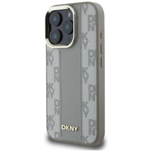 Dėklas DKNY Checkered Pattern Magsafe Apple iPhone 16 Pro Max beige - Image 2