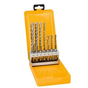DEWALT SDS PLUS EX2 grąžtų komplektas, 7 vnt., 5-12 mm