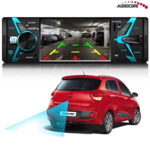 AUDIOCORE AC9900 "Bluetooth" automobilinė stereo multimedija 1-Din + nuotolinio valdymo pultas FM radijas MP3 AUX USB TF kortelė