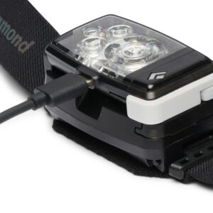 Black Diamond Distance LT 1100 Juoda Ant galvos tvirtinamas žibintuvėlis LED - Image 3