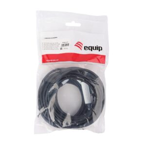 Equip 133357 USB kabelis USB 3.2 Gen 1 (3.1 Gen 1) 10 m USB C Juoda - Image 3