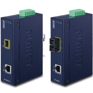 PLANET IFT-802T tinklo medijos keitiklis 200 Mbit/ai 1310 nm Mėlyna - Image 2