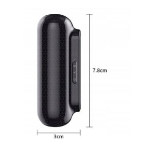 Diktofonas GoSpy VOS Q77 2in1 su balso aptikimo funkcija 8GB 20 dienų Juoda - Image 3