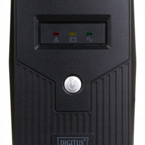 Digitus DN-170064 nepertraukiamo maitinimo resursai (UPS) „Line-Interactive“ 0,8 kVA 480 W 2 AC išvestis(ys / čių)