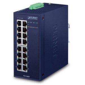 PLANET IGS-1600T tinklo komutatorius Ne-valdomas L2 Gigabit Ethernet (10/100/1000) Mėlyna