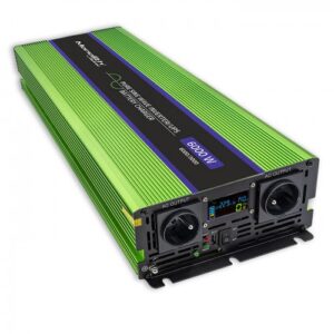 Qoltec Monolith maitinimo adapteris / inverteris Automatinis 6000 W Žalia