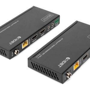 Digitus DS-55508 vaizdo ir garso signalų ilgintuvas AV siųstuvas ir imtuvas Juoda - Image 2