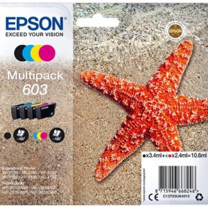 Epson C13T03U64010 rašalo kasetė 1 vnt Originalus Standartinė išeiga Juoda, Žydras, Rausvai raudona, Geltona - Image 1