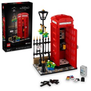 LEGO IDEAS 21347 Raudona Londono telefono būdelė