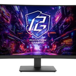 Asrock Phantom Gaming PG27QRT1B kompiuterio monitorius 68,6 cm (27") 2560 x 1440 pikseliai Quad HD LED Juoda - Image 1
