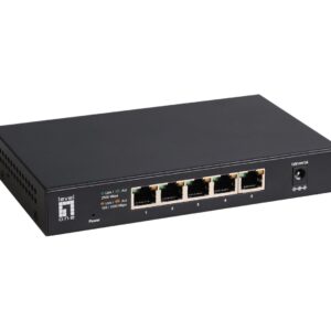 LevelOne GEU-0525 tinklo komutatorius Ne-valdomas 2.5G Ethernet (100/1000/2500) Juoda - Image 1
