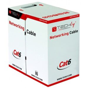 Techly ITP6-305-BL tinklo kabelis Mėlyna 305 m Cat6 U/UTP (UTP)