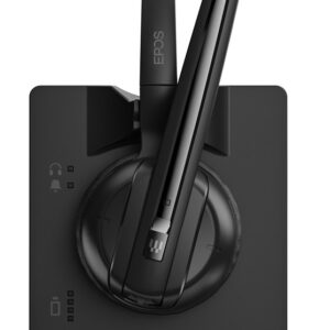 EPOS IMPACT D 10 Phone – EU II Laisvų rankų įranga Bevielis Ausinės su kabliukais, Su lankeliu Biuras / skambučių centras Juoda - Image 1