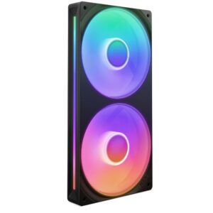NZXT RF-U24HF-B1 Kompiuterio aušinimo sistema Kompiuterio korpusui Ventiliatorius Juoda