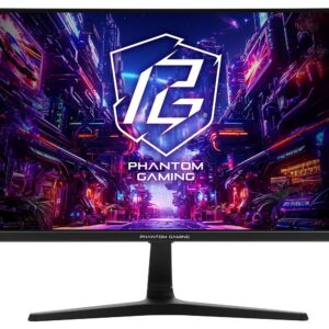 Asrock Phantom Gaming kompiuterio monitorius 62,2 cm (24.5") 1920 x 1080 pikseliai „Full HD“ LED Juoda