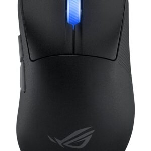 ASUS ROG Keris II Ace Wireless AimPoint Black kompiuterio pelė Žaidimams Dešinės rankos RF Wireless + Bluetooth + USB Type-A Optinis 42000 DPI - Image 1
