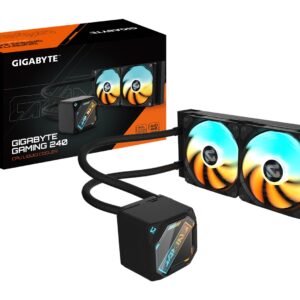 GIGABYTE GAMING 240 Procesorius Universalusis skystinis aušintuvas 12 cm Juoda - Image 2