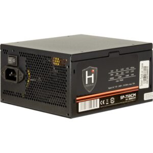 Inter-Tech HiPower SP-750CM maitinimo blokas 750 W 20+4 pin ATX ATX Juoda - Image 1