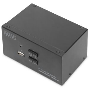 Digitus DS-12860 KVM jungiklis Juoda - Image 3