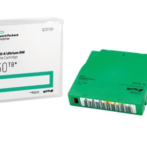 HPE LTO-8 Ultrium 30TB RW Data Cartridge Tuščia duomenų juosta 12 TB 1,26 cm