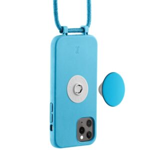 JE PopGrip Dėklas Apple iPhone 11 Pro 5.8" aqua 30053 (Just Elegance) - Image 3