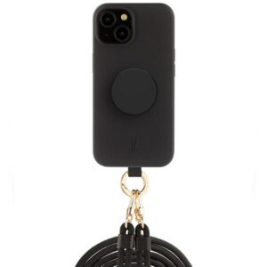 JE 3in1 PopGrip Dėklas Apple iPhone 15 6.1" juodos spalvos 30484 (Just Elegance)
