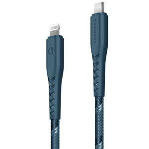 ENERGEA Nyloflex USB-C - Lightning Kabelis C94 MFI 1.5m blue - Image 2