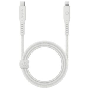 ENERGEA Flow USB-C į Lightning C94 MFI Kabelis 1.5m White 60W 3A PD Fast Charge - Image 1