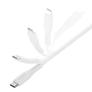 ENERGEA Flow USB-C į Lightning C94 MFI Kabelis 1.5m White 60W 3A PD Fast Charge - Image 3