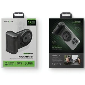 ENERGEA Photo Grip with Built-in Power Bank Magear MagCam Grip Black MagSafe PG-MAGCAMGRIP-BL - Image 9