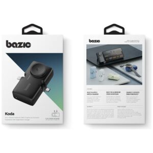 PowerBank 3in1 Bazic Koda 5000mAh PD20W USB-C/Lightning juodos spalvos - Image 8