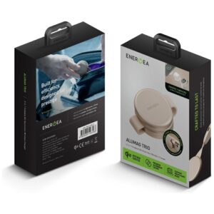 Belaidis įkroviklis Energea Alumag Trio 3in1 Qi2 15W aukso spalvos - Image 6