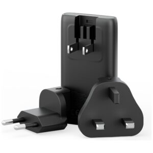 Laidinis įkroviklis Energea TravelWorld Edge 65W 2xUSB-C PD/PPS/QC3.0 (US/UK/EU) graphite - Image 5