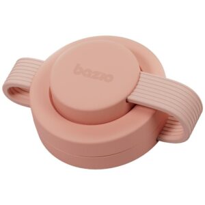 Belaidis įkroviklis Bazic GoMag Trio 2 3in1 15W magnetic skirtas iPhone/Watch/AirPods rožinės spalvos
