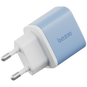 Laidinis įkroviklis Bazic GoPort Velox Kit USB-C/USB-A GaN 35W with cable blue - Image 3