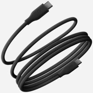 Energea Helix 60 Magnetic USB-C į USB-C Kabelis 480Mbps 60W 1.5m juodos spalvos