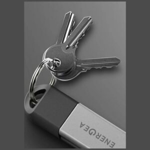 Energea Sheath Key 2-in-1 Kabelis USB-C į USB-C/USB-A 480Mbps 60W 15cm gunmetal - Image 3