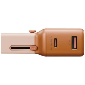 Laidinis įkroviklis Energea TravelGo Adapter 35 USB-A/USB-C 35W orange - Image 3