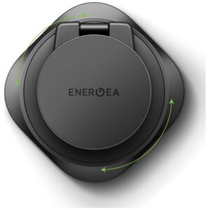 Belaidis įkroviklis Energea Alumag GYRO 360 Rotating Qi2.2 25W Foldable gunmetal - Image 3