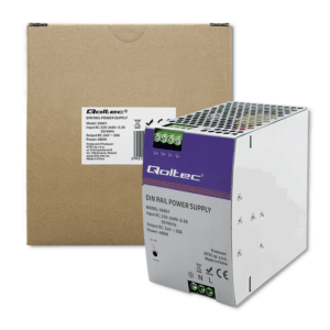 Qoltec 50901 Pramoninis DIN bėgių maitinimo šaltinis | 480W | 24V | 20A - Image 2