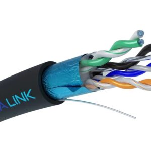Extralink EX.17108 tinklo kabelis Juoda 305 m Cat6 F/UTP (FTP)